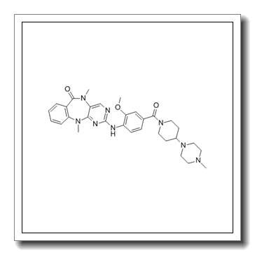 2-[2-methoxy-4-[4-(4-methylpiperazin-1-yl)piperidine-1-carbonyl]anilino]-5,11-dimethylpyrimido[4,5-b][1,4]benzodiazepin-6-one CAS 1234480-84-2