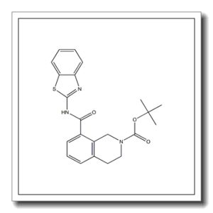 (苯并[D]噻唑-2-基氨基甲酰基)-3,4-二氢异喹啉-2(1H)-羧酸叔丁酯