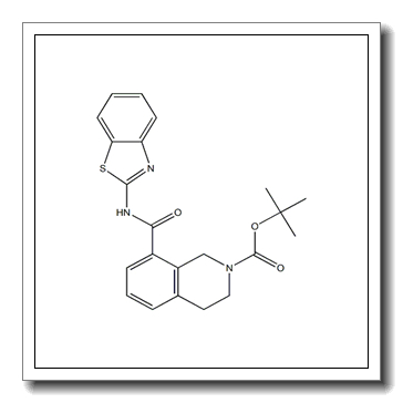 (苯并[D]噻唑-2-基氨基甲酰基)-3,4-二氢异喹啉-2(1H)-羧酸叔丁酯