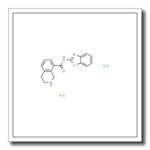 8-异喹啉甲酰胺,N-2-苯并噻唑基-1,2,3,4-四氢-二盐酸盐