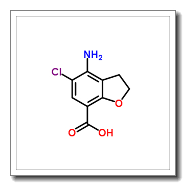 4-Amino-5-chloro-2,3-dihydrobenzofuran-7-carboxylic acid CAS 123654-26-2