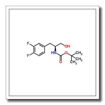 2-Methyl-2-propanyl [(2S)-1-(3,4-difluorophenyl)-3-hydroxy-2-propanyl]carbamate
