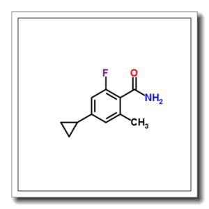 4-Cyclopropyl-2-fluoro-6-methylbenzamide