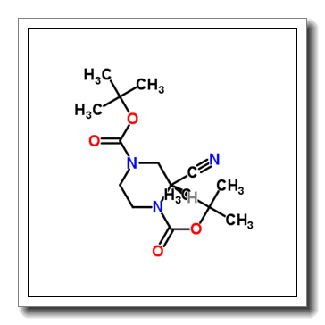 Bis(2-methyl-2-propanyl) (2R)-2-cyano-1,4-piperazinedicarboxylate CAS 1242267-78-2