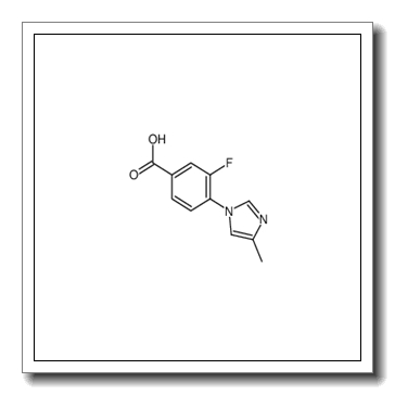 3-Fluoro-4-(4-methyl-1H-imidazol-1-yl)benzoic acid CAS 1243205-04-0
