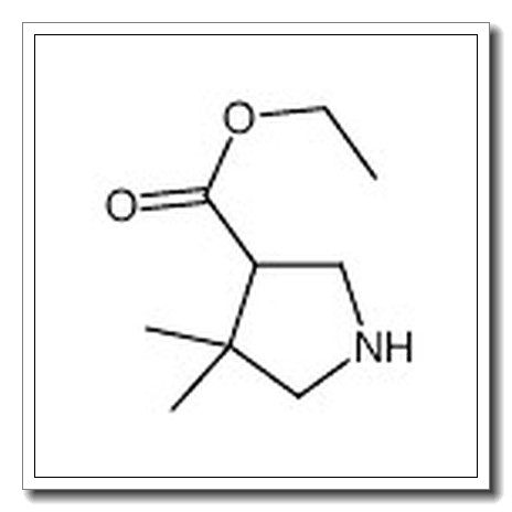 4,4-二甲基吡咯烷-3-羧酸乙酯