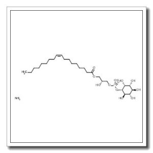 (2R)-2-Hydroxy-3-[(hydroxy{[(1S,2R,3R,4S,5S,6R)-2,3,4,5,6-pentahydroxycyclohexyl]oxy}phosphoryl)oxy]propyl (9Z)-9-octadecenoate ammoniate (1:1)