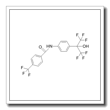 N-[4-(1,1,1,3,3,3-hexafluoro-2-hydroxypropan-2-yl)phenyl]-4-(trifluoromethyl)benzamide CAS 1246525-60-9