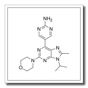 5-[8-甲基-9-异丙基-2-(4-吗啉基)-9H-嘌呤-6-基]-2-嘧啶胺