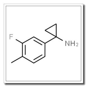 1-(3-fluoro-4-methylphenyl)cyclopropan-1-amine