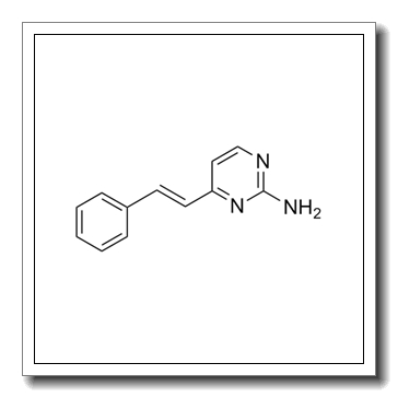 4-[(E)-2-phenylethenyl]pyrimidin-2-amine CAS 125404-04-8