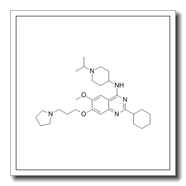 2-cyclohexyl-6-methoxy-N-(1-propan-2-ylpiperidin-4-yl)-7-(3-pyrrolidin-1-ylpropoxy)quinazolin-4-amine CAS 1255580-76-7