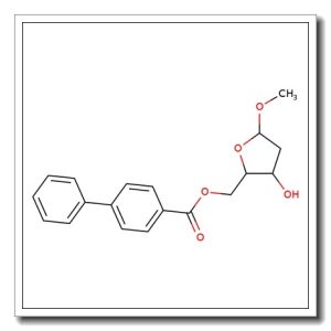 Methy 2-deoxy-5-O-(4-phenylbenzoyl)-a-D-ribofuranoside