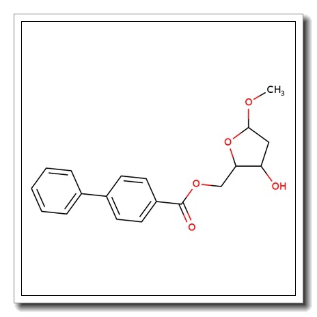 Methy 2-deoxy-5-O-(4-phenylbenzoyl)-a-D-ribofuranoside