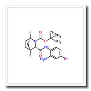 2-Methyl-2-propanyl (1R,3S,4S)-3-[(2-amino-4-bromophenyl)carbamoyl]-2-azabicyclo[2.2.1]heptane-2-carboxylate
