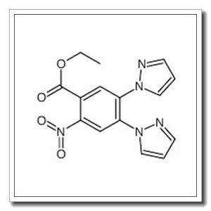2-硝基-4,5-二(1-吡唑)苯甲酸乙酯