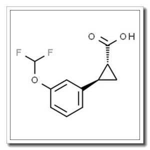 反式-2-(3-(二氟甲氧基)苯基)环丙烷-1-羧酸