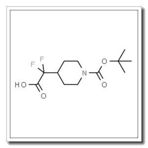 Difluoro(1-{[(2-methyl-2-propanyl)oxy]carbonyl}-4-piperidinyl)acetic acid