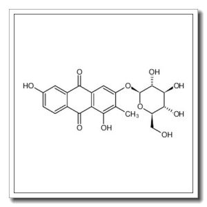 3-(β-D-吡喃葡糖氧基)-1,6-二羟基-2-甲基-9,10-蒽二酮