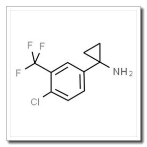 1-(4-氯-3-(三氟甲基)苯基)环丙烷-1-胺盐酸盐