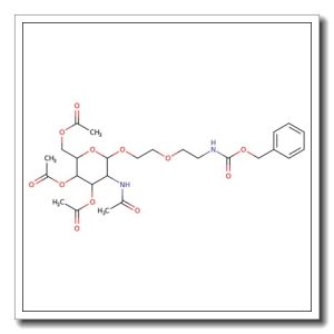 2-Acetamido-3,4,6-tri-O-acetyl-1-O-[(N-Cbz-aminoethoxy)ethoxy]-2-deoxy-β-D-galactopyranose