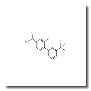3-fluoro-4-[3-(trifluoromethyl)phenyl]benzoic acid
