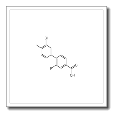 4-(3-chloro-4-methylphenyl)-3-fluorobenzoic acid CAS 1261965-53-0