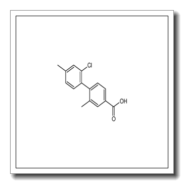 4-(2-chloro-4-methylphenyl)-3-methylbenzoic acid CAS 1261978-68-0