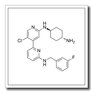 4-N-[5-chloro-4-[6-[(3-fluorophenyl)methylamino]pyridin-2-yl]pyridin-2-yl]cyclohexane-1,4-diamine CAS 1263369-28-3