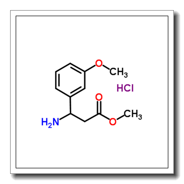 Methyl 3-amino-3-(3-methoxyphenyl)propanoate hydrochloride (1:1)