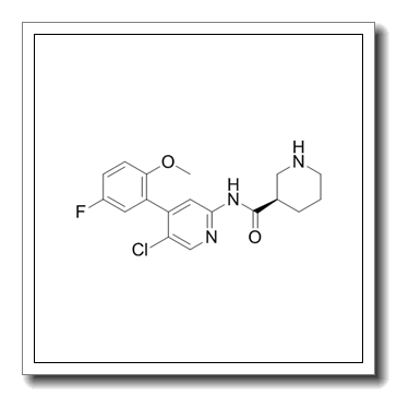 (3R)-N-[5-chloro-4-(5-fluoro-2-methoxyphenyl)pyridin-2-yl]piperidine-3-carboxamide CAS 1269815-17-9