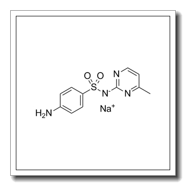 sodium,(4-aminophenyl)sulfonyl-(4-methylpyrimidin-2-yl)azanide CAS 127-58-2