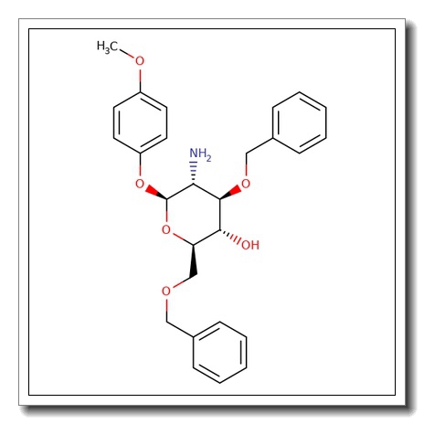 4-Methoxyphenyl 2-amino-3,6-di-O-benzyl-2-deoxy-b-D-glucopyranoside CAS 1272755-07-3