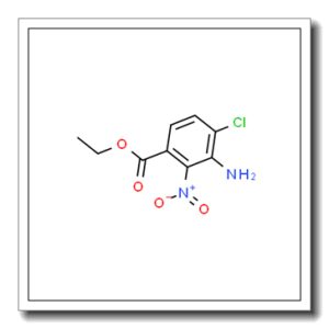 3-氨基-4-氯-2-硝基苯甲酸乙酯