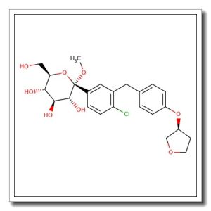 Methyl 1-C-[4-chloro-3-[[4-[[(3S)-tetrahydro-3-furanyl]oxy]phenyl]methyl]phenyl]-a-D-glucopyranoside