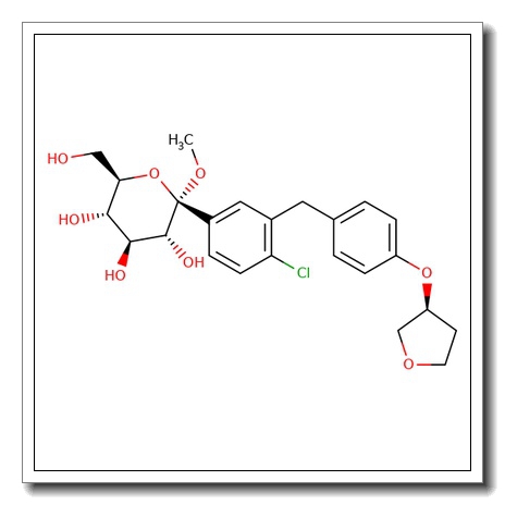 Methyl 1-C-[4-chloro-3-[[4-[[(3S)-tetrahydro-3-furanyl]oxy]phenyl]methyl]phenyl]-a-D-glucopyranoside CAS 1279691-36-9
