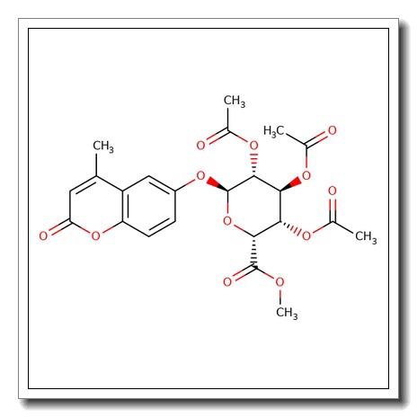 4-Methylumbelliferyl 2,3,4-tri-O-acetyl-a-L-idopyranosiduronic acid methyl ester CAS 128095-50-1