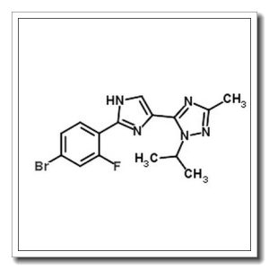 5-[2-(4-Bromo-2-fluorophenyl)-1H-imidazol-4-yl]-1-isopropyl-3-methyl-1H-1,2,4-triazole
