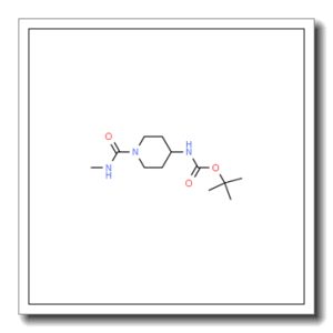 2-Methyl-2-propanyl [1-(methylcarbamoyl)-4-piperidinyl]carbamate