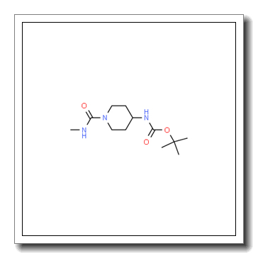 2-Methyl-2-propanyl [1-(methylcarbamoyl)-4-piperidinyl]carbamate