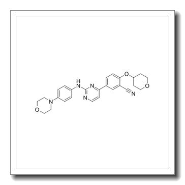 5-(2-((4-Morpholinophenyl)Amino)Pyrimidin-4-Yl)-2-((Tetrahydro-2H-Pyran-4-Yl)Oxy)Benzonitrile CAS 1292310-49-6