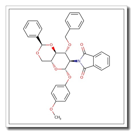 4-Methoxyphenyl 3-O-benzyl-4,6-O-benzylidene-2-deoxy-2-phthalimido-β-D-glucopyranoside CAS 129575-88-8
