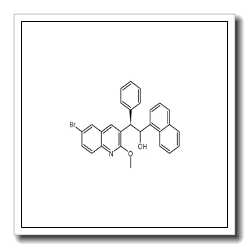 (2R)-2-(6-bromo-2-methoxyquinolin-3-yl)-1-(naphthalen-1-yl)-2-phenylethanol CAS 1298044-24-2