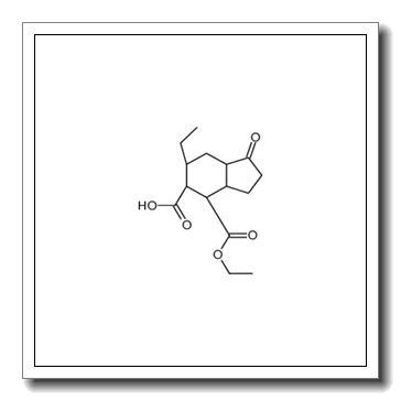(3aS,4S,5S,6R,7aS)-4-(Ethoxycarbonyl)-6-ethyl-1-oxooctahydro-1H-i ndene-5-carboxylic acid CAS 130274-13-4