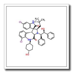 (2’R,3S,4’S,5’R)-6-Chloro-4′-(3-chloro-2-fluorophenyl)-2′-(2,2-dimethylpropyl)-N-(trans-4-hydroxycyclohexyl)-1′-[(1R,2S)-2-hydroxy-1,2-diphenylethyl]-2-oxo-1,2-dihydrospiro[indole-3,3′-pyrrolidine]-5′-carboxamide