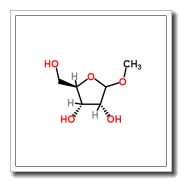 (2R,3S,4R)-2-(hydroxymethyl)-5-methoxyoxolane-3,4-diol CAS 13039-63-9