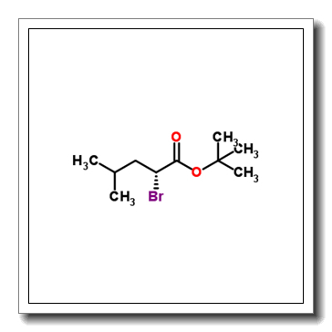 2-Methyl-2-propanyl (2R)-2-bromo-4-methylpentanoate
