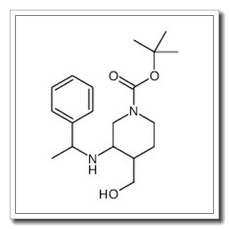 1-Boc-3-(1-苯基乙基氨基)-4-哌啶甲醇