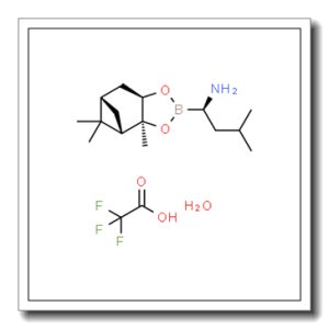 (R)-3-Methyl-1-((3aS,4S,6S,7aR)-3a,5,5-trimethylhexahydro-4,6-methanobenzo[d][1,3,2]dioxaborol-2-yl)butan-1-amine 2,2,2-trifluoroacetate hydrate