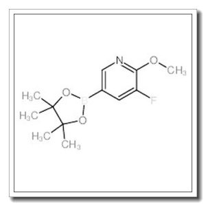 3-Fluoro-2-methoxy-5-(4,4,5,5-tetramethyl-1,3,2-dioxaborolan-2-yl)pyridine
